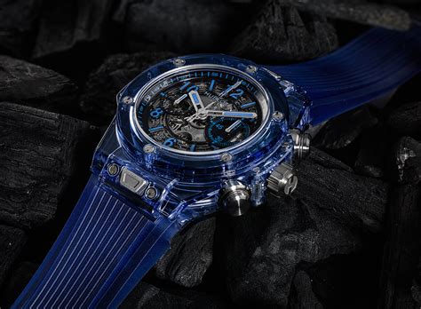 hublot colorful watch|big bang blue sapphire.